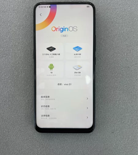 ViVO S1 6+256 功能正常 成色...