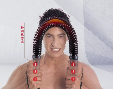 【狂欢价】臂力器可调节男健身弹簧棒锻练胸肌...