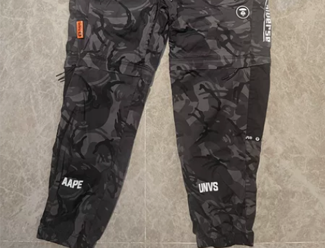 Aape  荆棘男长裤  / 短裤两穿 X...