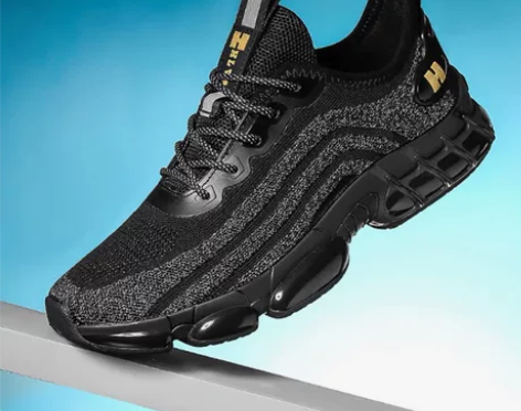 悍马威登男鞋正品网面运动鞋男秋冬轻便软底透...