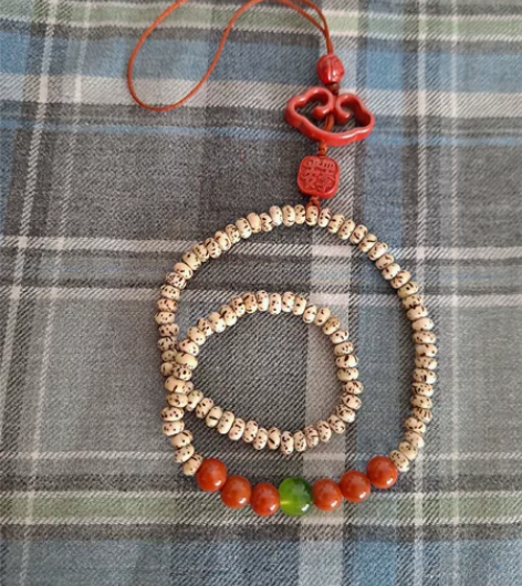 星月菩提四季平安手机挂绳 配件帝王砂，南红...