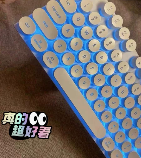键盘鼠标套装发光机械手感电脑笔记本键鼠有线...