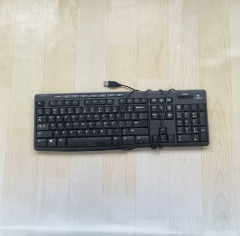 正品罗技键盘MK200有线键盘电脑笔记本办...