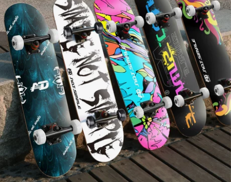 【跨年狂欢】AD专业滑板初学者成人男女生青...