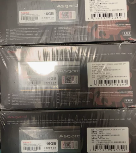 全新asgard阿斯加特ddr4 3000...