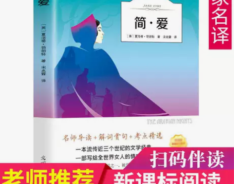简爱书籍正版中文译本原著全本无删节青少年中...