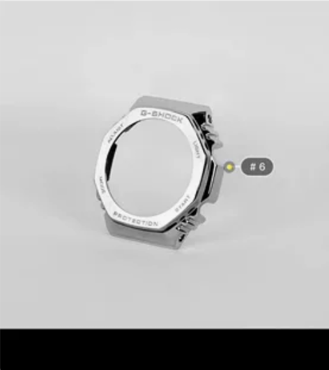 卡西欧新型塑钢复合手表带DW5600/GW...