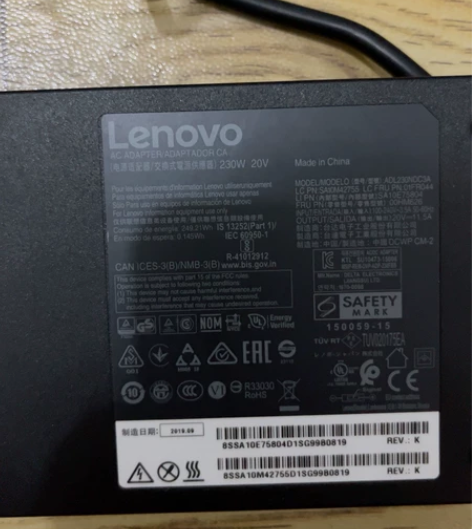 联想拯救者y7000电脑原装充电器 230...