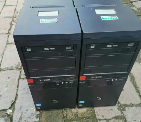 二手联想方正电脑主机 全套四核台式机 办公...