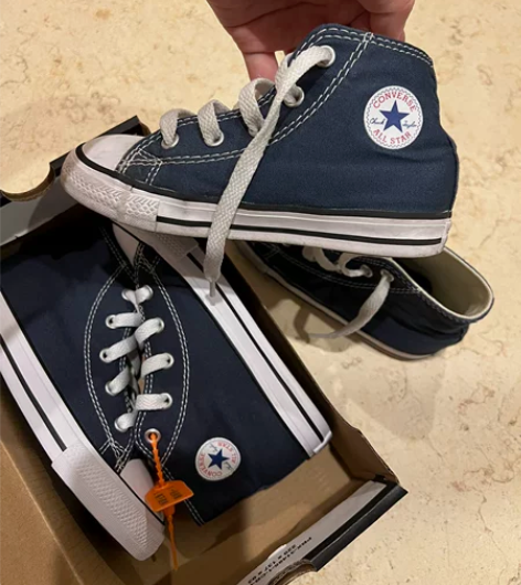 匡威 converse 高帮 帆布鞋 童鞋...