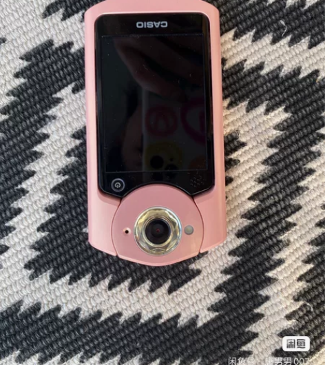 卡西欧tr550 海棠粉 9成新 保护得很...