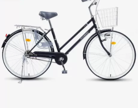 凤凰自行车男女士成年大中学生24寸老式轻便...