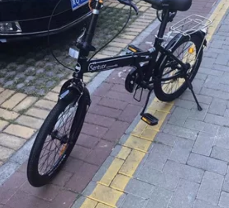 闲置品牌可折叠变速自行车，买回来只骑了几次...