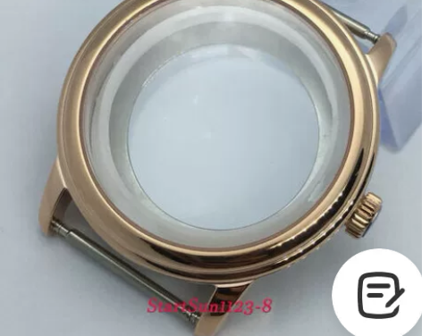 40mm玫瑰金表壳。适配瑞士2836/西铁...