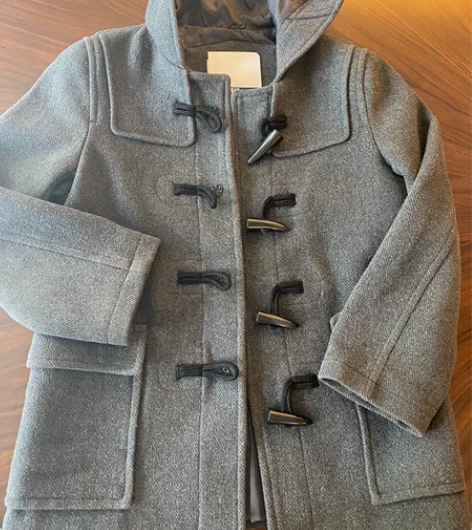 协和 校服 冬季 灰色昵大衣 尺码：140...