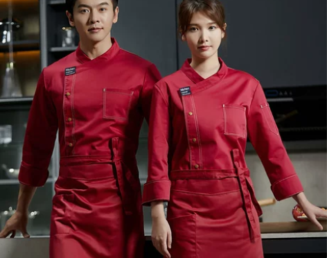 厨师工作服男秋冬餐饮茶楼火锅店烘焙师工装