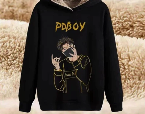 特价处理冬季羊羔绒网红爆款连帽卫衣男加绒加...