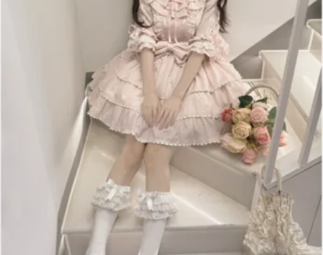 波尔卡 定金波尔卡OP纯色挂脖狗短Loli...