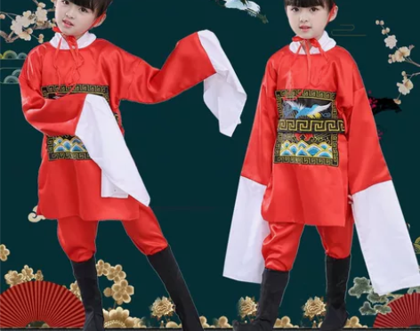 六一小小芝麻官演出服童儿表演服七品县令幼儿...