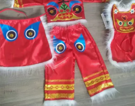 元旦儿童小老虎演出服幼儿虎娃娃宝宝会走了喜...