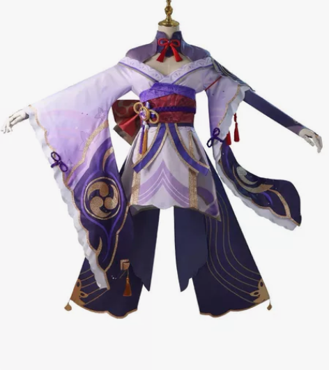 次元依雷电将军cos服L码+漫美假发+39...