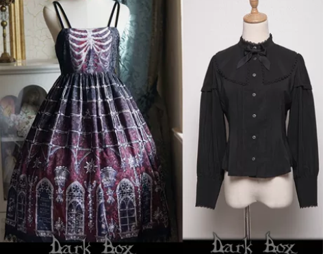 kl人骨教堂灰色jsk＋弥赛亚衬衫 Dar...