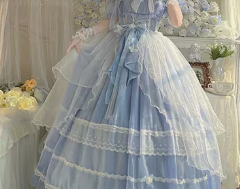 ?风铃岛 椿山物语原创lolita洋装连衣...