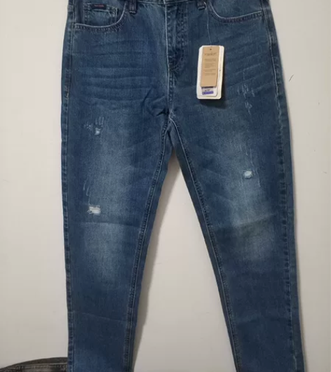 全新正品以纯YISHION男士28码牛仔裤...