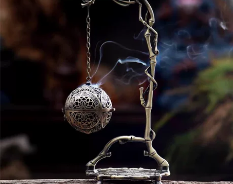 ?【宽和】倒流香炉中式创意吊挂香薰炉盘香檀...