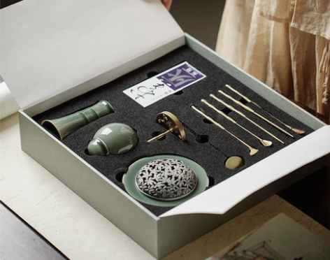 束刻香道打香篆套装纯铜香炉工具香道用具入门...