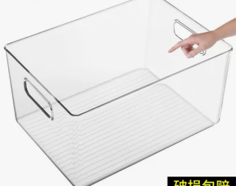 透明收纳箱 透明收纳箱书本收纳盒塑料储物整...