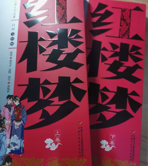 四大名著之一《红楼梦》小说全集，全书共两册...