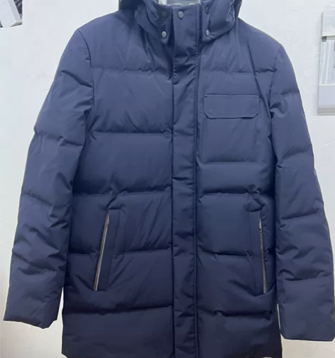 22年冬季新款品牌短款男士厚羽绒服可拆卸帽...