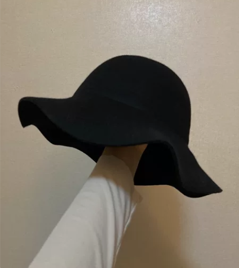 黑色圆顶礼帽 几乎全新 只戴过一次