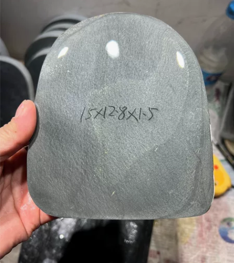 歙砚水旋坑水波纹金星砚板， 感兴趣的话点“...