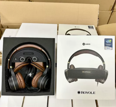 柔宇头戴3D影院,全新只是拆了一下外包装,...