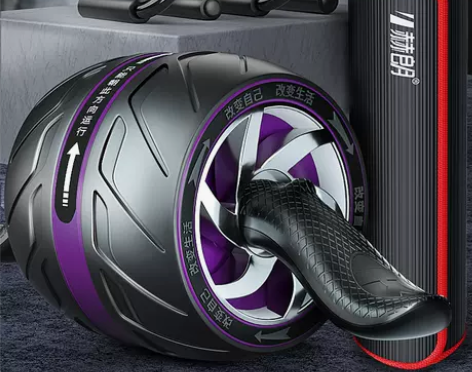 ?自动回弹健腹轮腹肌速成神器男收腹卷健身器...