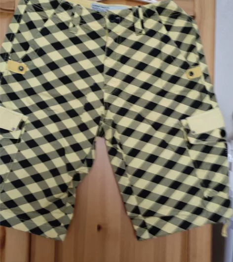 品牌全棉休闲五分短裤，穿过1，2次，2尺4...