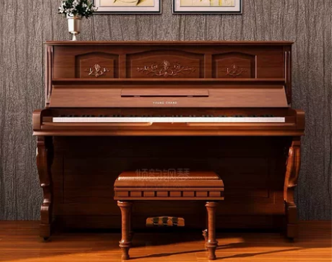 韩国进口二手钢琴英昌U121立式三益白低价...