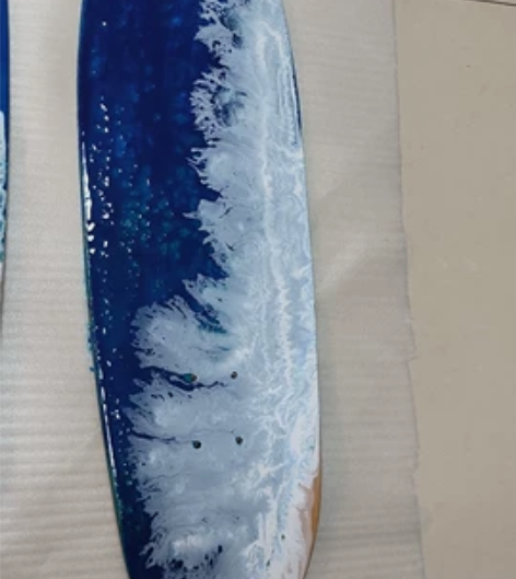 陆地冲浪滑板板面，32寸，流体环氧树脂胶D...