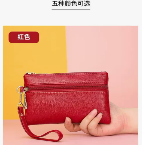 新款女手拿包韩版时尚休闲女士手机包零钱包手...