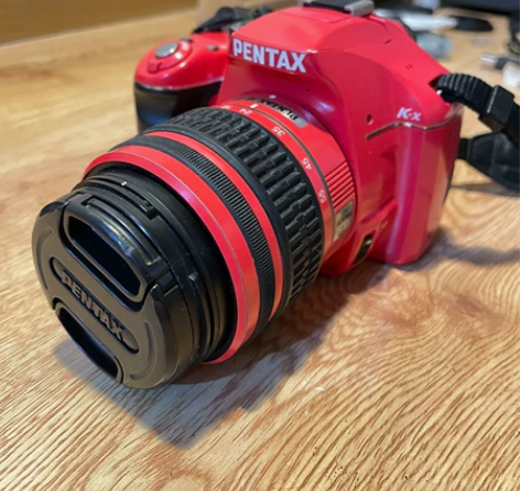 闲置宾得kx套机18-55红色数码单反小相...