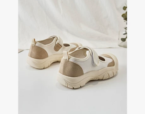 真皮丑萌大头鞋小众老爹鞋2022春季新款玛...