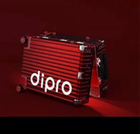 全新迪辅乐旅行箱红色，铝镁合金20寸行李箱...