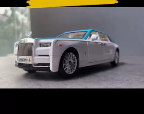 升级版 星空顶全新劳斯莱斯合金汽车模型避震...