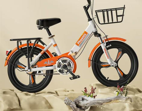 凤凰儿童自行车男孩6-8-12岁10学生中...