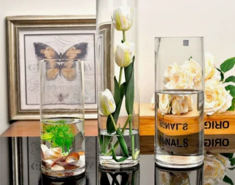 ［9.9包邮］花瓶摆件客厅插花透明玻璃创意...