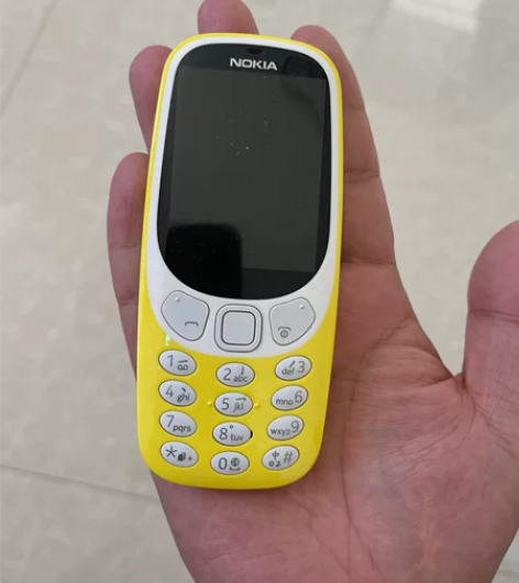 诺基亚（NOKIA）3310 黄色 直板按...