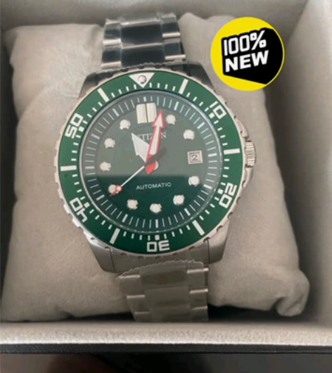 西铁城ME彩系列手表水鬼款新品机械男表 N...