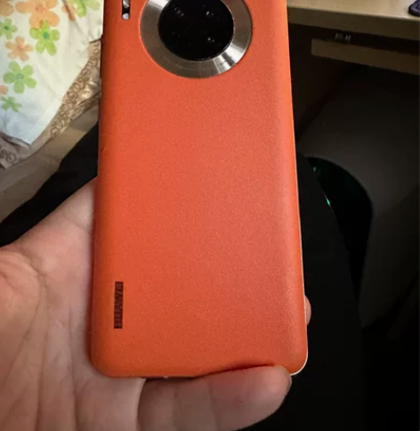 华为mate30素皮橙色5G版，8+128...